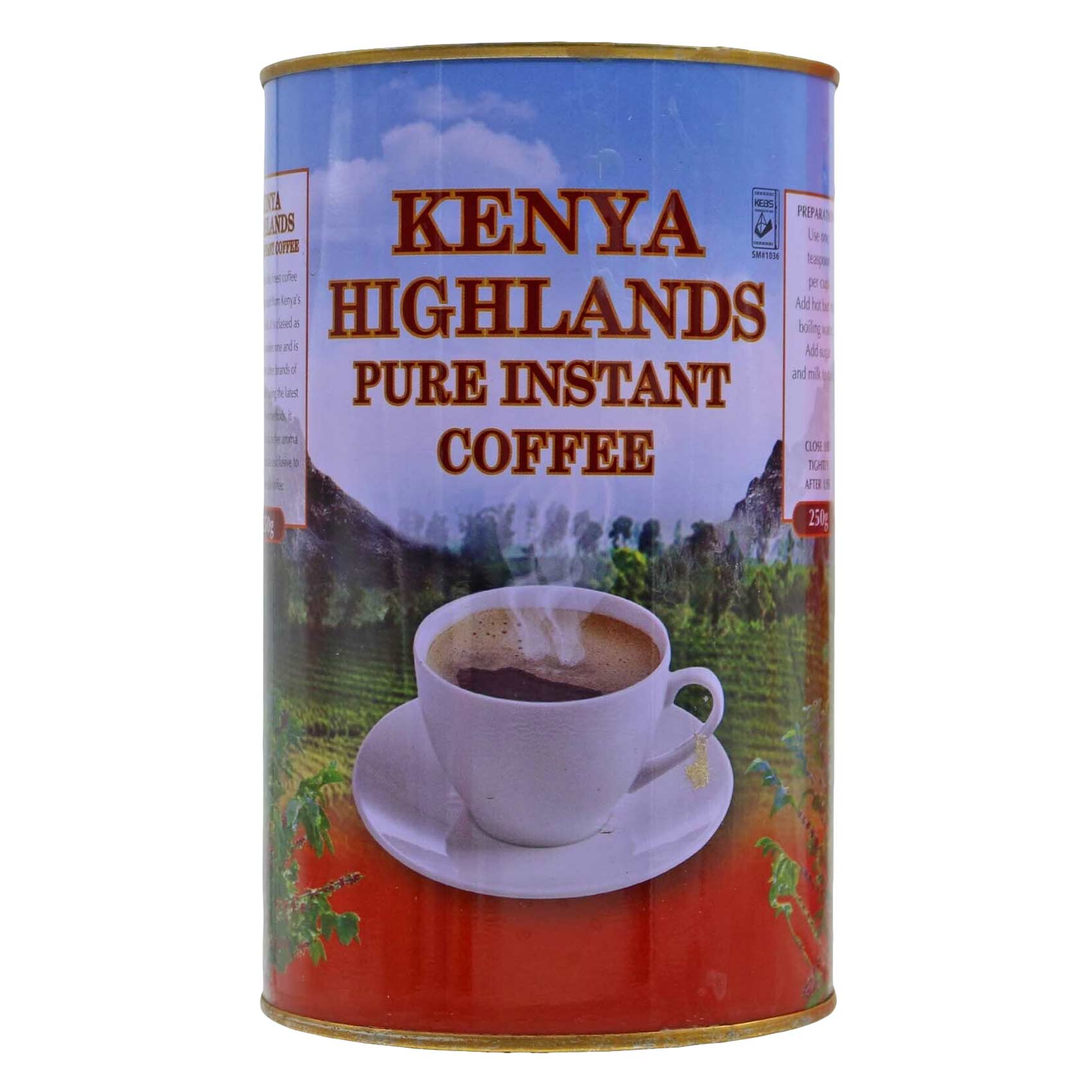 Kenya Highland Pure Instant Coffee 250g