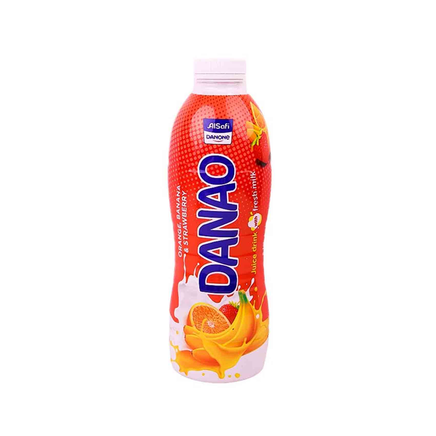 Danao Juice Milk Drink Orange And Banana And Strawberry Flavor 900 Ml
