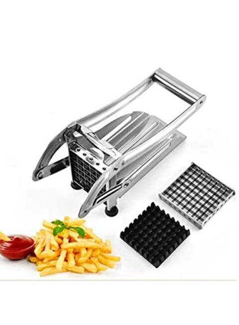Generic Stainless Steel French Fries Cutter Potato Vegetable Cutter With 2 Blade Sizes Cutter Option For Air Fryer Food Kitchen Tools Amz-Z128C0613A57Bf33025D3Z