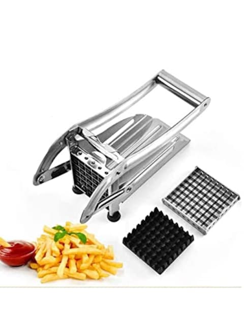 Generic Stainless Steel French Fries Cutter Potato Vegetable Cutter With 2 Blade Sizes Cutter Option For Air Fryer Food Kitchen Tools Amz-Z128C0613A57Bf33025D3Z