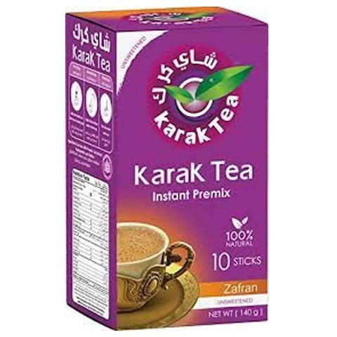 Karak Tea Instant Premix Saffron 20 Gram 10 Pieces