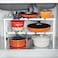 Kurtzy Stainless Steel Adjustable Expandable Under Sink Storage Organizer Rack, Tawa Holder Shelf for Kitchen (50 cm to 70 cm, Multicolour)