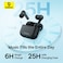 Baseus Wireless Earbuds Bluetooth 5.3, Bowie E17 Headphone In-ear Earphone, ENC Mics Noise Cancelling Headset, 25H Play Time Fast Charging, 12mm Large Driver (White)