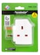 Terminator Brand UK Socket 3 way Multi Adaptor with individual switches - TMA 33S