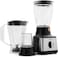 Nikai 3 in 1 Blender 500W, NB3900GEB, with Glass &amp; Plastic Jars, Black