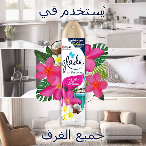 Glade Aerosol Tropical Blossom Air Freshener 300ml