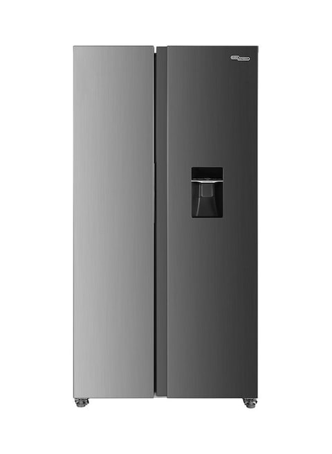Super General Side-By-Side Refrigerator-Freezer, 880 Liters Gross Capacity, With Water Dispenser, Dual Inverter Compressor, SGR880SBS, Inox