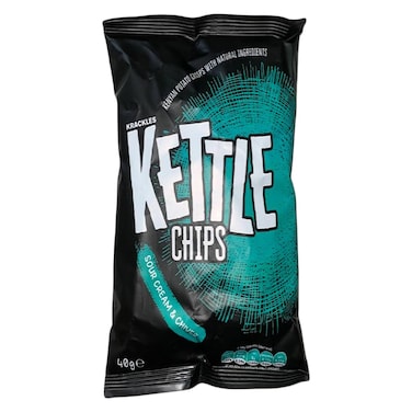 Kettle Chips Sour Cream  Chives 40