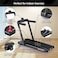 Sparnod Fitness STH-3030 (4 HP Peak) 2 in 1 Foldable Treadmill For Home Come Under Desk Walking Pad