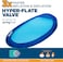 SwimWays Spring Float Inflatable Pool Lounger with Hyper-Flate Valve, Blue