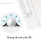 Elago Pencil Holder Compatible with Apple Pencil 1 and 2, Strong Adhesive Sleeve, Attach to Tablet Case, PU Leather and Soft Lycra Material, Stylish Design, Elastic Pocket, Scratch-Free [White]