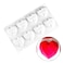 LIHAN Silicone Mold 3D Diamond Heart, High Circle Ball/Double Layer Cherry Shape Bakeware Mold Chocolate Soap Cake Dessert DIY Tools (8 Cavity 3D Diamond Heart Shape)