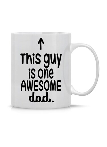 Giftex This Guy Is One Awesome Dad Printed Mug White/Black 11.5X10.5X10.5cm