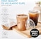 Vsell24&trade; 50PC Disposable Drinking Plastic Cup 14oz For Smoothie Coffee Water Juice Cups With Flat Lid Clear&hellip;