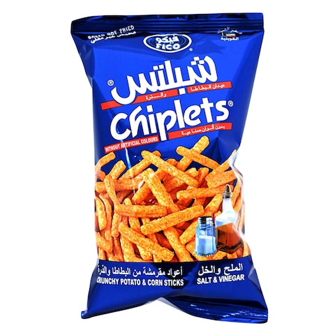 Fico Chiplets Salt And Vinegar Crunchy Potato And Corn Sticks 27g