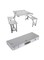Generic Folding Picnic Table Silver 86centimeter