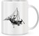 Giftex 11Oz White Mug, Fisherman Painting Printed