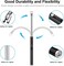 Uaejj Electric Arc Lighter, Plasma Lighter Flameless Windproof USB Rechargeable For BBQ Gas Stove Candle Fireworks Black A, Arcl001