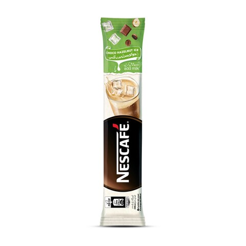 Nescafe 3 In 1 Chocco Hazelnut Ice 25 gr Sachet Box