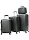 Morano 4-Pieces Luggage Trolley Bags Set (Dark Grey)