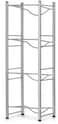 Doreen 4-Tier Water Bottle Holder Shelf Cooler Jug Rack, Detachable Heavy Duty Water Bottle Cabby Rack, 5 Gallon Water Bottle Storage Rack