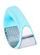 Generic Stainless Steel Garlic Press Crusher Light Blue/Silver 12X6X6cm