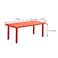 Plastic Rectangle Table For Kindergarten Children