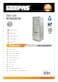 Geepas 180L Gross &amp; 132L Net Capacity Double Door Direct Cool Refrigerator GRF1856WPN, 1 Year Manufacturer Warranty