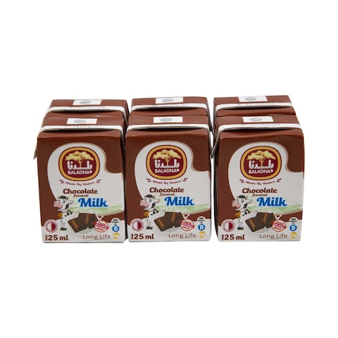 Baladna Chocolate Flavoured Milk 125ml x6