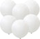 Generic 6 Pcs 36" Big Balloons, Extra Large &amp; Thick White Balloons, Giant White Latex Round Balloons For Photo Shoot Birthday Wedding Party Bar Festival Event Carnival Decorations