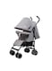 Moon Strek Stroller, Light Grey/Black