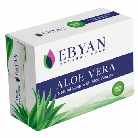 Ebyan Natural Aloe Vera Soap Bar 100g