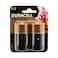 Duracell Battery Coppertop Type D Pack Of 2