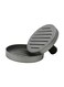 Befound Round Shaped Convenient Meat Press Kit -Silver/Black