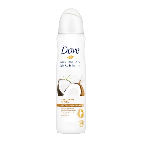 Buy Dove Nourishing Secrets Spray Deodorant - Coconut and Jasmine Scent - 150ml in Egypt