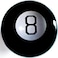 Magic Eight Ball: Fortune Telling Magic 8 Black Ball Original Retro (10 cm)