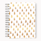 Loud Universe Spiral Notebook Gold Rain Hard Cover Notebook with Premium High Quality Paper A5 Size