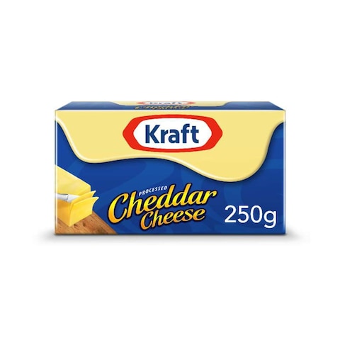 Kraft Processed Cheddar Cheese 250 gr