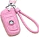Pink BMW Genuine Leather Key Case cover Shell For BMW for Women