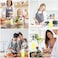 Showay 2Pcs/Set Olive Oil Sprayer Dispenser For Cooking, Glass Oil Spray Transparent Vinegar Bottle Oil Dispenser 100ml For BBQ/Making Salad/Baking/Roasting/Grilling/Frying Kitchen