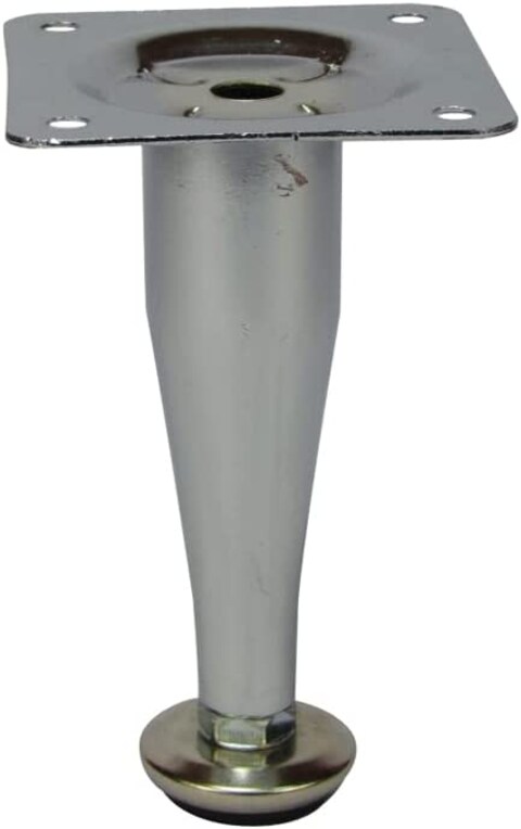 Robustline Chrome Plated Single Furniture Leg Metal Table