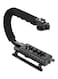 Generic - U/C Shaped Handheld DV Bracket Stabilizer For SLR Cameras/Home DV Camera Black