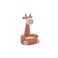 ALISSA-Cute Kids Sofa Chair Baby Non-slip Armchair Animal Design Giraffe Lazy Sofa Toddle, Brown.