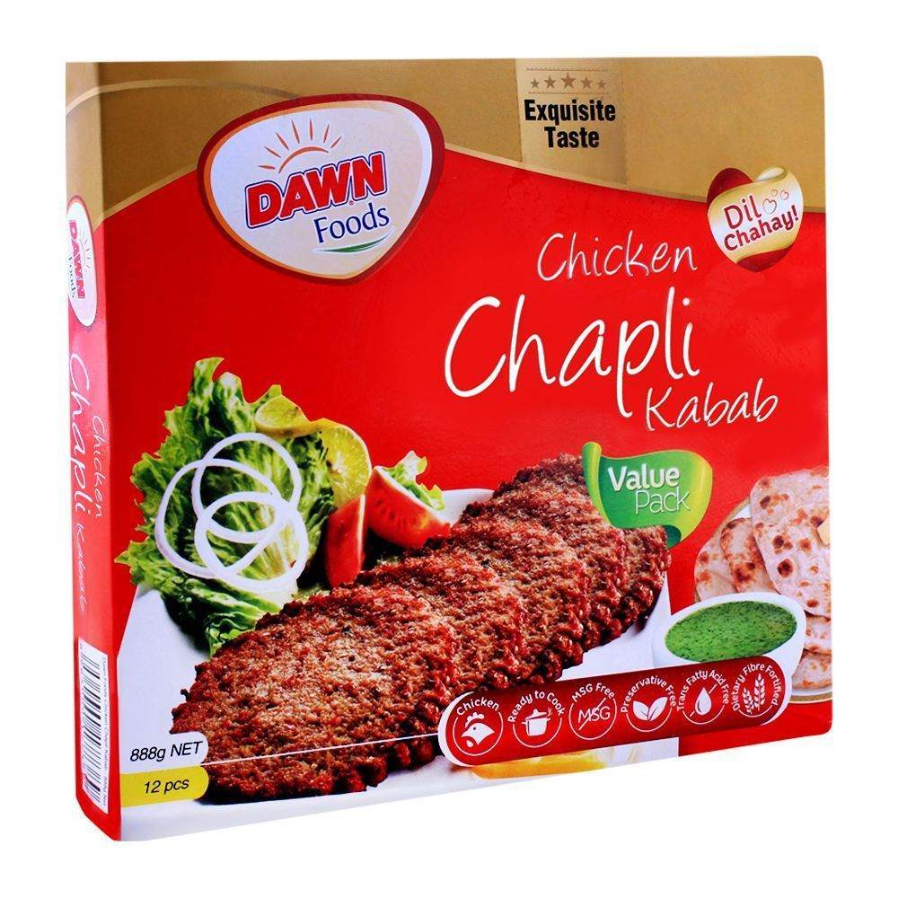 Buy Dawn Chicken Chapli Kabab Economy Pack 888 gr Online