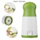 Decdeal - Manual Herb Grinder Spice Mill Parsley Shredder Chopper Vegetable Cutter Hand-Operated Kitchen Tool