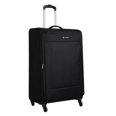 Carlton Elante Softside 4 Wheel Luggage 32x43x69cm Black