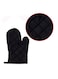 Oven Mitt Heat Proof Protector Gloves, Black, 28X14Centimeter