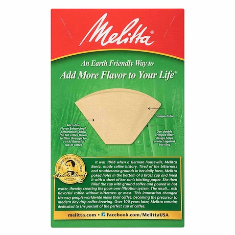 Melitta Original Coffee Filter Paper 40 Pieces