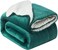 Fabienne Reversible Soft Sherpa Bed Blanket Throw Blanket Sherpa King Size, Green, 220X240cm