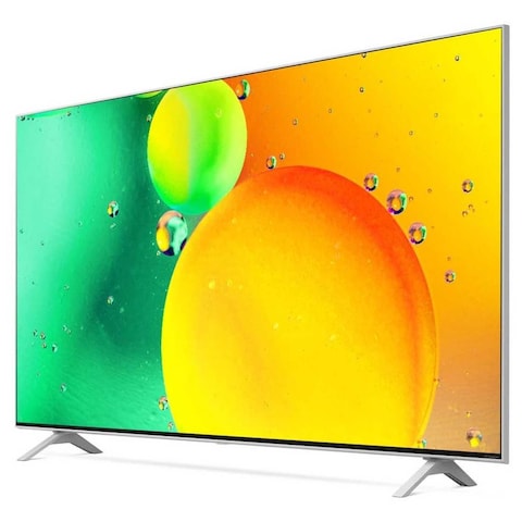 LG NanoCell TV 55 inch NANO77 Series, New 2022, Cinema Screen Design 4K Active HDR webOS22 with ThinQ AI - 55NANO776QA